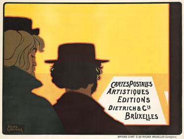 HENRI MEUNIER (1873-1922). CARTES POSTALES ARTISTIQUES / EDITIONS DIETRICH & CIE. 1898. 28x37