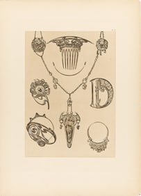 ALPHONSE MUCHA (1860-1939). DOCUMENTS DÉCORATIFS. Group of 8 plates. 1902. Each plate 18x13