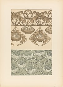 ALPHONSE MUCHA (1860-1939). DOCUMENTS DÉCORATIFS. Group of 8 plates. 1902. Each plate 18x13