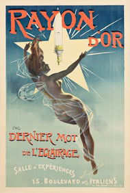 PAL (JEAN DE PALÉOLOGUE, 1860-1942). RAYON D'OR. Circa 1895. 48x32¼ inches, 122x82 cm.
