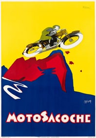 MARCELLO NIZZOLI (1887-1969). MOTOSACOCHE. 1927. 39¼x27½ inches, 99½x69¾ cm.