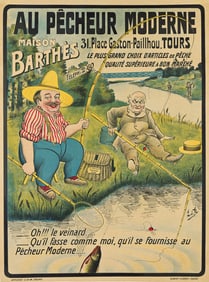 F.A.R. (DATES UNKNOWN). AU PÊCHEUR MODERNE / MAISON BARTHÈS. 31½x23 inches,