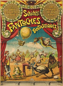 C. SCHICHTL (DATES UNKNOWN). SCHICHTL'S FANTOCHES FANTASTIQUES. 1910. 57x42 inches, 144¾