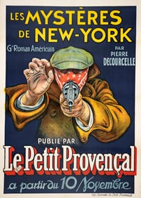 CHARLES TICHON (DATES UNKNOWN). LES MYSTÈRES DE NEW - YORK / LE PETIT PROVENÇAL. 1916.