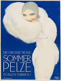 FRANZ GRIESSLER (1897-1974). SOMMER PELZE / IN ALLEN FARBEN! 1927. 49½x37 inches, 125¾x94