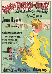 LEONETTO CAPPIELLO (1875-1942). GRANDE KERMESSE DE CHARITÉ. 1903. 53x37¼ inches, 134½