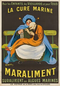 LEONETTO CAPPIELLO (1875-1942). LA CURE MARINE / MARALIMENT. 1920. 54½x38¾ inches,