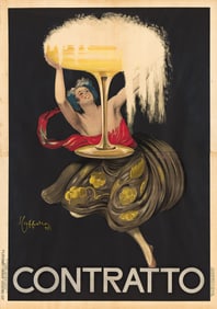 LEONETTO CAPPIELLO (1875-1942). CONTRATTO. 1922. 77½x55 inches, 196¾x139¾ cm. Les
