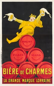 JEAN D'YLEN (1866-1938). BIÈRE DE CHARMES / LA GRANDE MARQUE LORRAINE. 1924. 125½x79