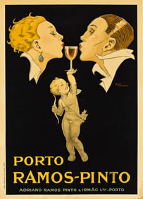 RENÉ VINCENT (1879-1936). PORTO RAMOS - PINTO. Circa 1920. 20x14½ inches, 50¾x36¾