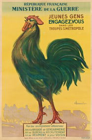 ROBERT DANILO (DATES UNKNOWN). MINISTÈRE DE LA GUERRE / JEUNES GENS ENGAGEZ - VOUS. Circa 1927.