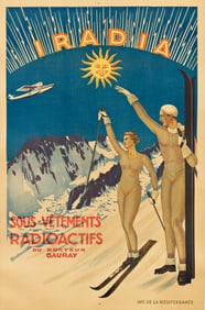 DESIGNER UNKNOWN. IRADIA / SOUS - VÊTEMENTS RADIOACTIFS. 47x31 inches, 119½x78¾ cm.