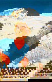 LÉO KECK (1906-1987). ZERMATT / RIFFELALP. 1938. 39¾x25¼ inches, 101x64 cm. Gebr.