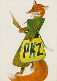 ALOIS CARIGIET (1902-1985). PKZ. 1933. 56½x36 inches, 143½x91½ cm. Wolfsberg, Zurich.