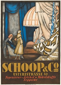 ANTON TRIEB (1883-1954). SCHOOP & CO. 1920. 50½x36 inches, 128¼x90 cm. Orell Füssli,
