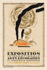 CHARLES LOUPOT (1892-1962). EXPOSITION INTERNATIONALE ARTS DÉCORATIFS ET INDUSTRIELS MODERNES.