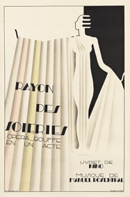 MAURICE DUFRÈNE (1876-1955). RAYON DES SOIERIES. 1930. 47¼x31½ inches, 120x80 cm.