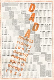 MARCEL DUCHAMP (1887-1968). DADA 1916 - 1923 / SIDNEY JANIS. 1953. 37½x25¼ inches, 95¼