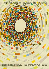 ERIK NITSCHE (1908-1998). GENERAL DYNAMICS / SOLAR DYNAMICS. 1955. 50x35 inches, 127x89 cm. R.