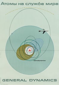 ERIK NITSCHE (1908-1998). GENERAL DYNAMICS / ASTRODYNAMICS. 1955. 50¼x35½ inches, 127¾