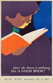 JON O. BRUBAKER (1875-?). BOOK WEEK. 1925. 21¼x13¼ inches, 54x33¾ cm.