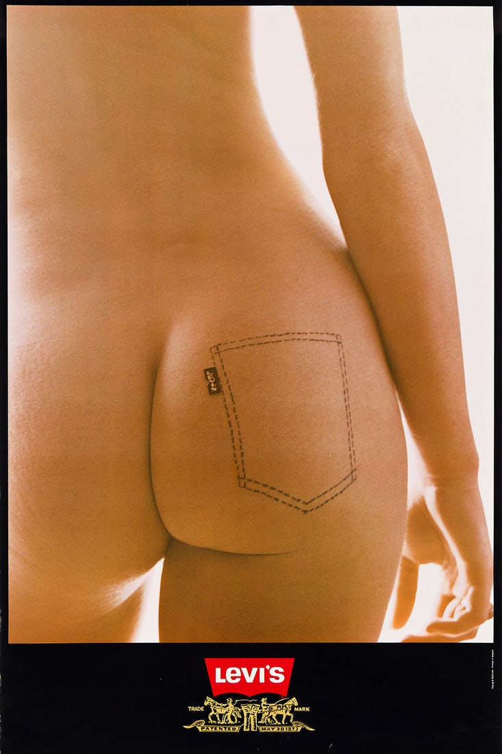 IDA VAN BLADEL (1931-?). LEVI'S. 1971. 38¾x25¾ inches, 98½x65½ cm. (1 of 1)