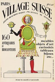 VARIOUS ARTISTS. [ART EXHIBITIONS / POSTERS & ANTIQUES]. Group of 3 posters. 1958-1974. Sizes vary.