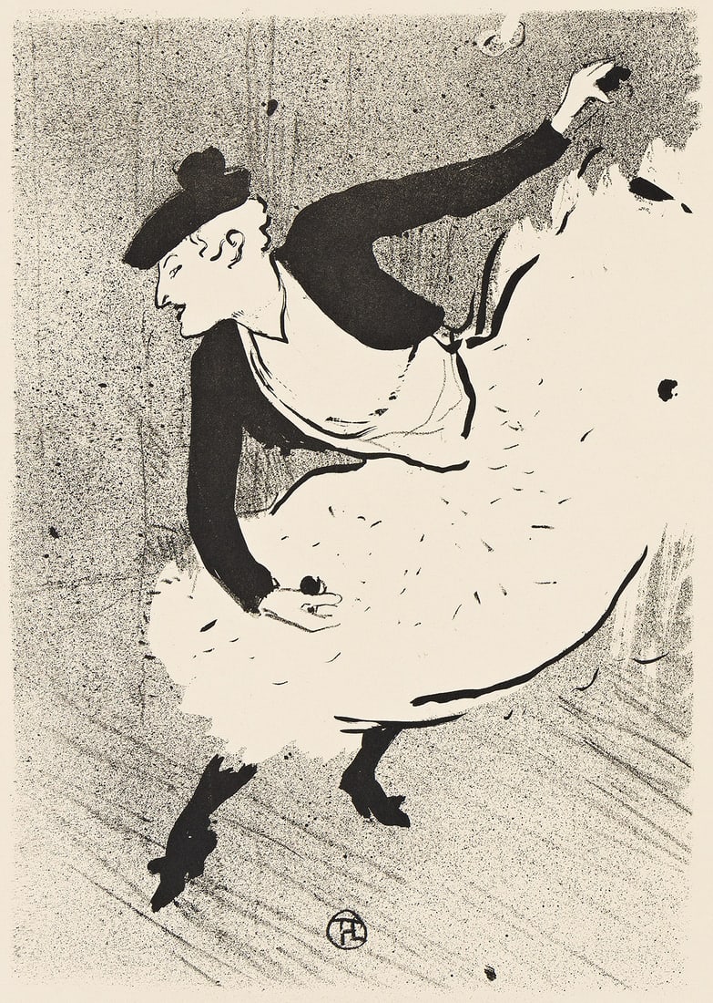 HENRI TOULOUSE-LAUTREC (1864 - 1901) Edmée Lescot. (1 of 1)