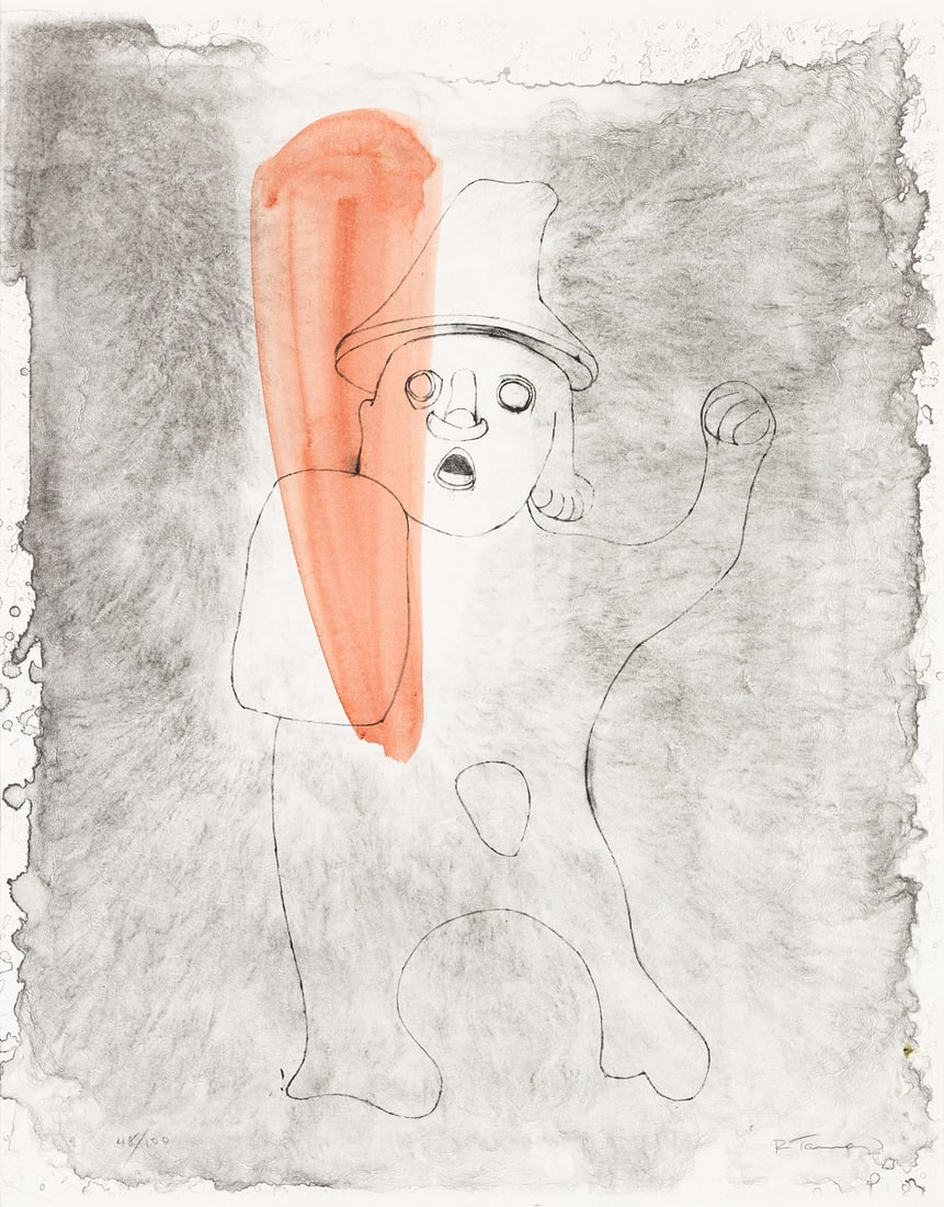 RUFINO TAMAYO (1899 - 1991) Guerrero de Nayarit. (1 of 1)