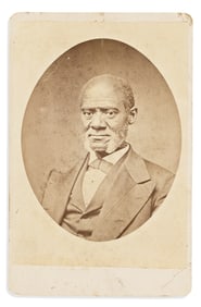 (ABOLITION.) Cabinet card portrait of the Rev. Henry Highland Garnet.