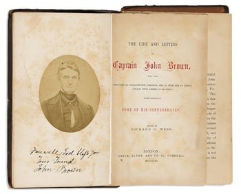 (ABOLITION.) Richard D. Webb. The Life and Letters of Captain John Brown.