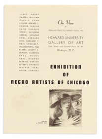 (ART.) Exhibition of Negro Artists of Chicago.