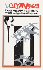 (ART.) Romare Bearden. The Olympics: Where Men & Women of All Nations Engage in Peaceful