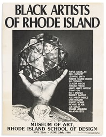 (ART.) Black Artists of Rhode Island exhibition poster.