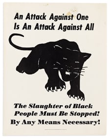 (BLACK PANTHERS.) An Attack Against One is an Attack Against All.