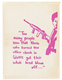 (BLACK PANTHERS.) "Too many people saw that those who turned the other cheek in Watts got their