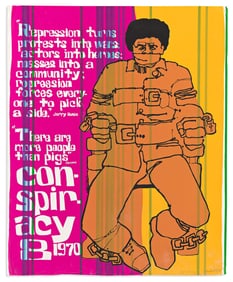 (BLACK PANTHERS.) Johanna Vogelsang, artist. Repression Turns Protests Into Wars. . . . Conspiracy