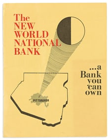 (BUSINESS--BANKING.) Promotional material, stock certificates and bank book of the Black-owned New