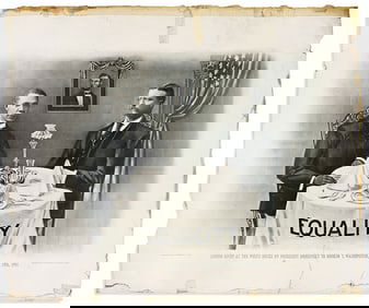 (CIVIL RIGHTS.) Equality: Dinner Given at the White House by President Roosevelt to Booker T.