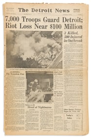 (CIVIL RIGHTS.) Ten days of local newspaper coverage of the Detroit Uprising of 1967.