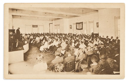 (EDUCATION.) Promotional postcard for Wiley College in Texas.