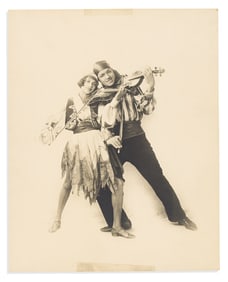 (ENTERTAINMENT--DANCE.) Family photo album including two Harlem dancers: Henri Wessels and his