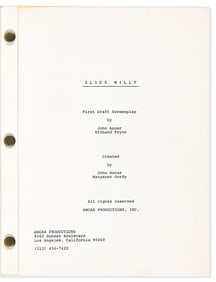(ENTERTAINMENT--FILM.) John Ancar and Richard Pryor. Slick Willy: First Draft Screenplay.
