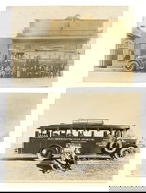 (ENTERTAINMENT--MUSIC.) Pair of photographs of Alex Green and his Cotton Club Orchestra.