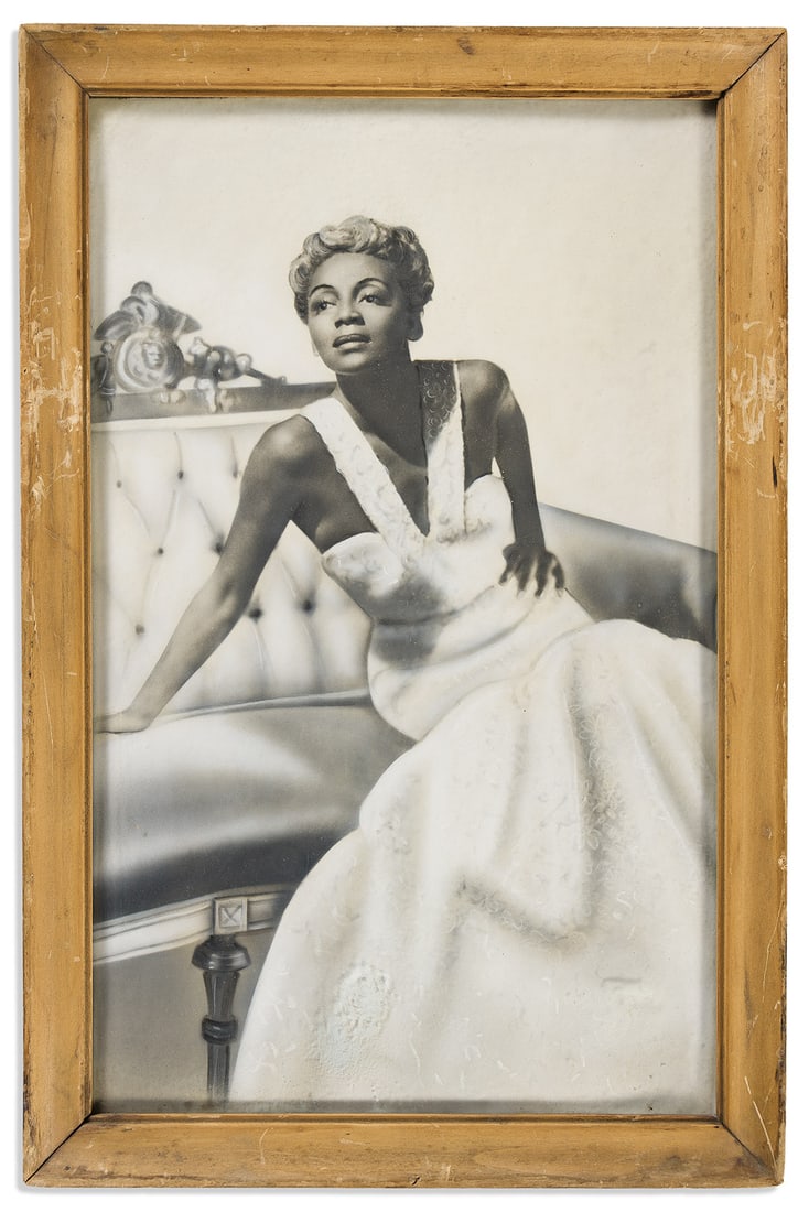 (ENTERTAINMENT--MUSIC.) Jet Magazine poster and photograph of singer Joyce Bryant. (1 of 2)