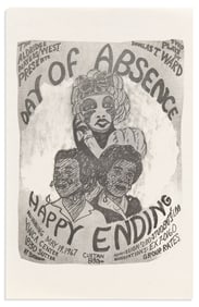 (ENTERTAINMENT--THEATER.) Handbill for Douglas Turner Ward’s plays Day of Absence and Happy