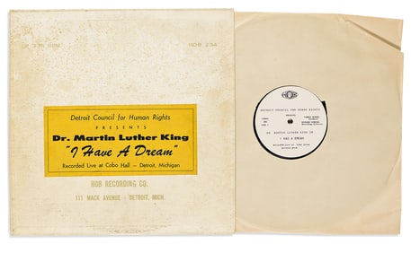 MARTIN LUTHER KING. Detroit Council for Human Rights Presents . . . I Have a Dream, Recorded Live at