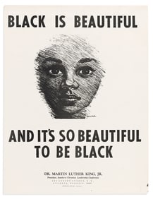 (MARTIN LUTHER KING.) Black is Beautiful, and It's So Beautiful to Be Black.