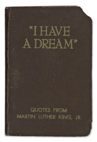 MARTIN LUTHER KING. "I Have a Dream" miniature book.