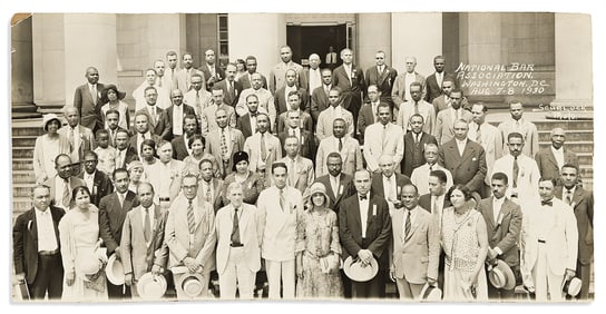 (LAW.) Addison Scurlock, photographer. Group photograph of the National Bar Association.